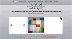 Desktop Screenshot of confection-rideaux.info