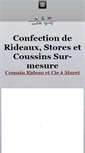 Mobile Screenshot of confection-rideaux.info